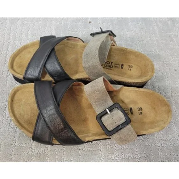 NAOT Juliette Women's Size EU 39 Beige/Beige Leather Strappy Sandals - Picture 7 of 12